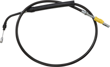 LA CHOPPERS Midnight Braided Clutch Cable - Stock Ape Hanger Handlebars - '21-'22 Touring LA-8058C08M