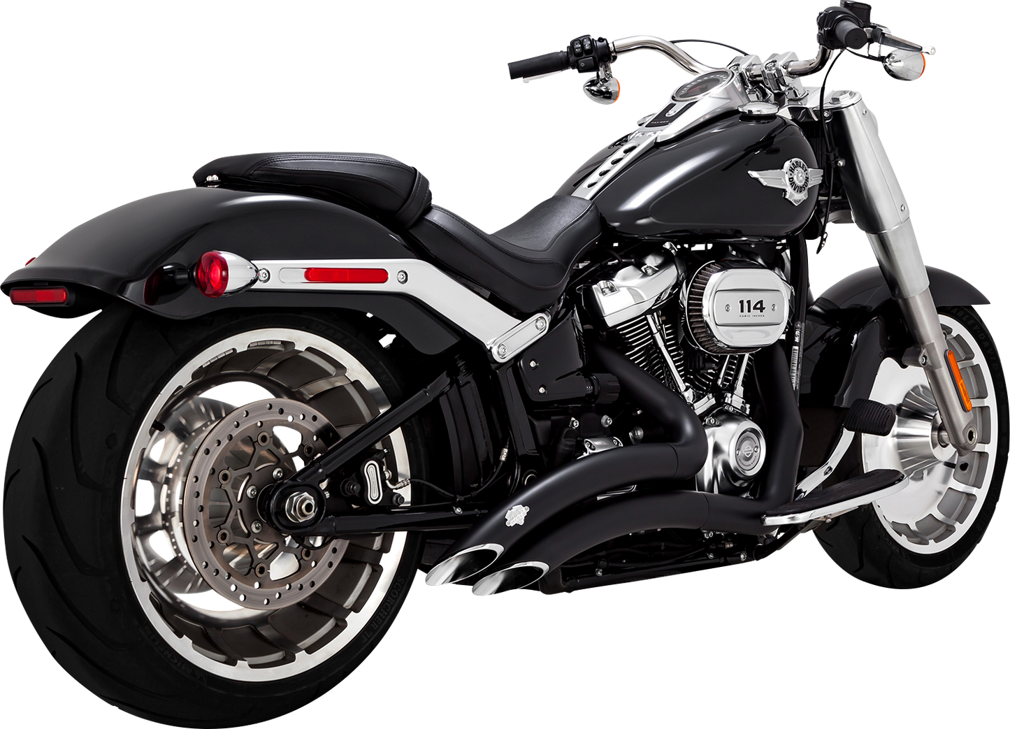 VANCE & HINES Big Radius Exhaust System - Black 46375