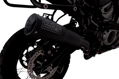 VANCE & HINES Adventure Hi-Output 450 Slip-On Muffler - Black - Stainless Steel 46533