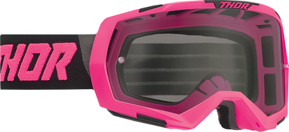 THOR Regiment Goggle - Flo Pink/Black - Smoke Lens 2601-2803