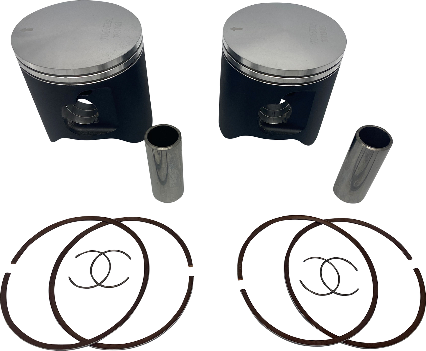 WOSSNER Piston Kit - 84.85 mm - Polaris K7066DA-2
