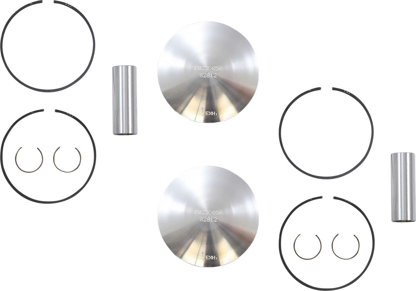 WOSSNER Piston Kit - 75.18 mm - Yamaha K7025D050-2