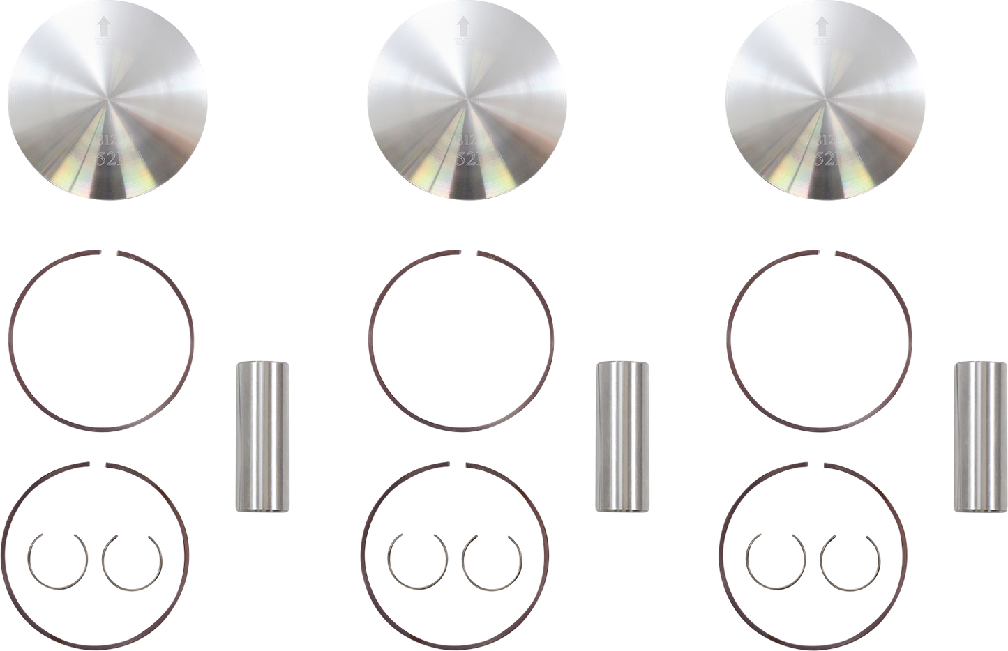 WOSSNER Piston Kit - 68.88 mm - Yamaha K7052DA-3