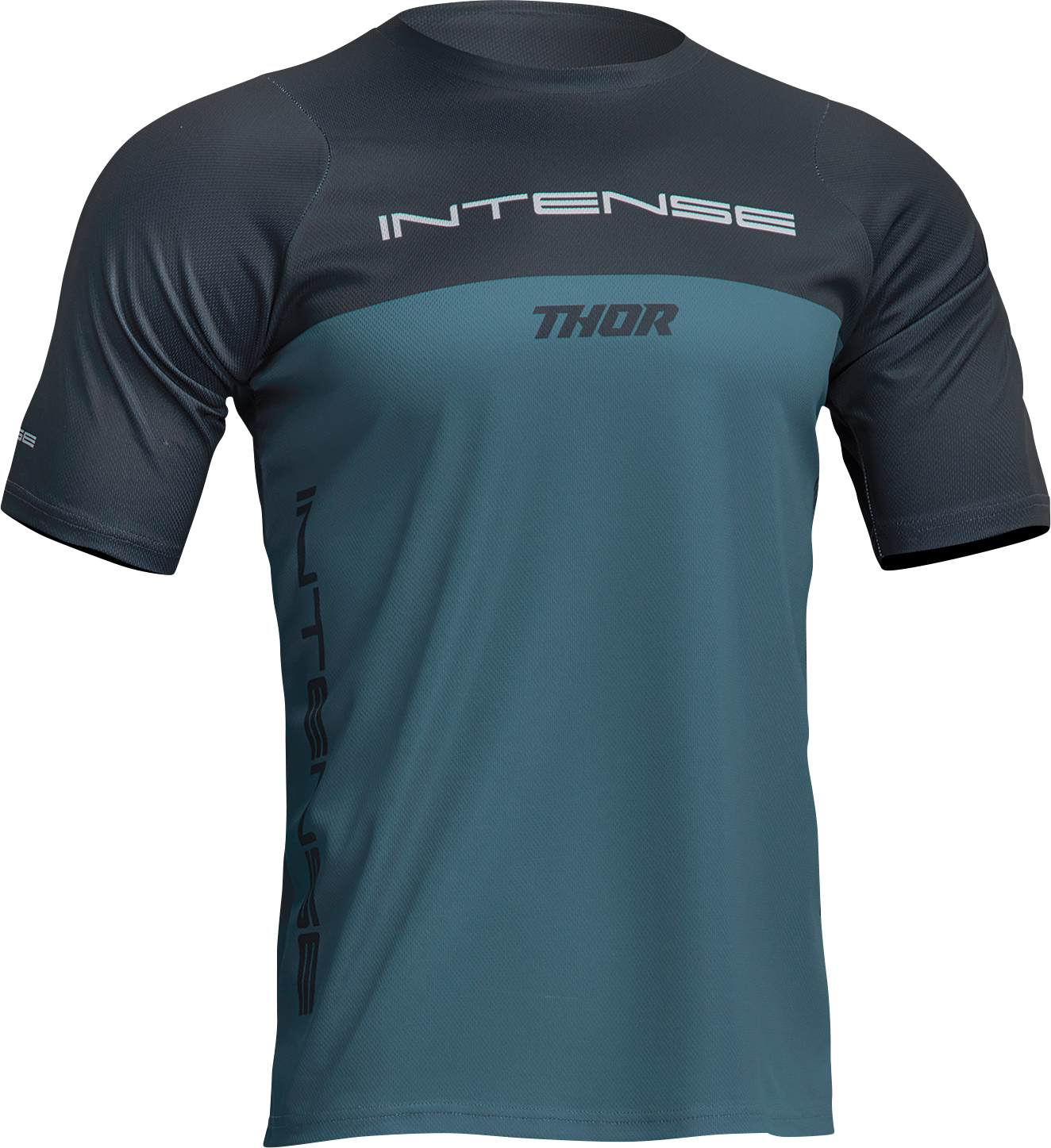 THOR Intense Assist Censis Short-Sleeve Jersey - Teal/Midnight - Medium 5020-0218