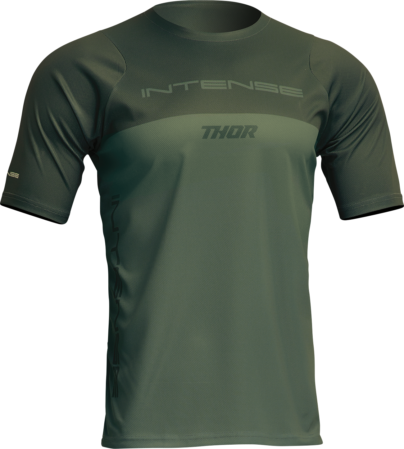 THOR Intense Assist Censis Short-Sleeve Jersey - Forest Green - Medium 5020-0212