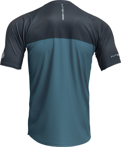 THOR Intense Assist Censis Short-Sleeve Jersey - Teal/Midnight - Medium 5020-0218