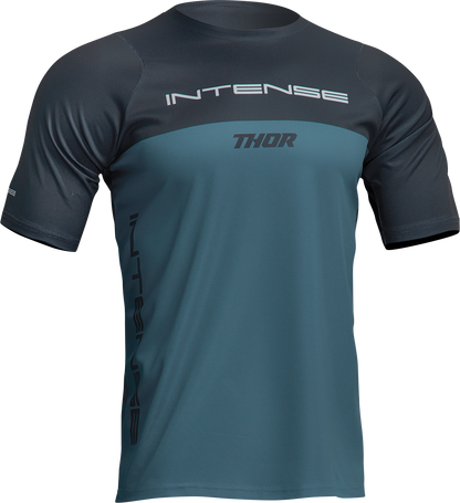 THOR Intense Assist Censis Short-Sleeve Jersey - Teal/Midnight - XL 5020-0220