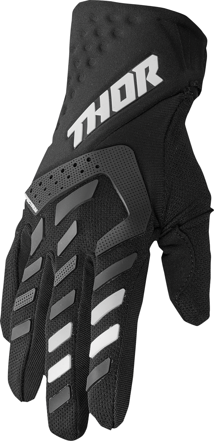 THOR Women's Spectrum Gloves - Black/White - XL 3331-0233