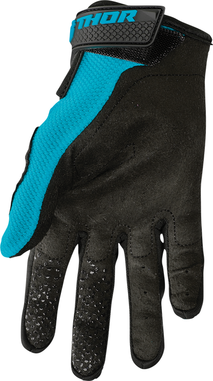 THOR Women's Sector Gloves - Aqua/Vintage White - XL 3331-0249