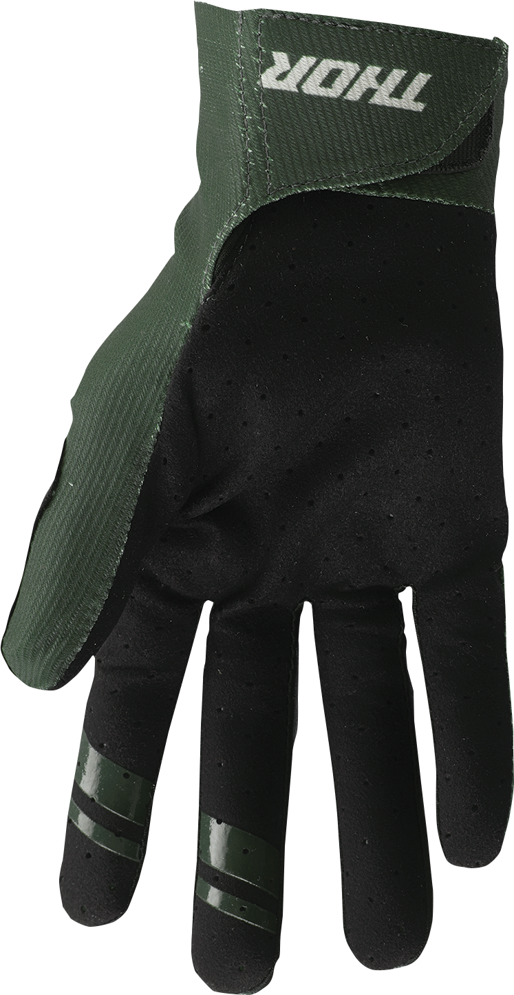 THOR Intense Assist Censis Gloves - Forest Green - Large 3360-0232