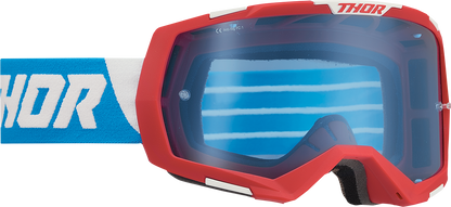 THOR Regiment Goggle - Red/White/Blue - Blue Lens 2601-2967