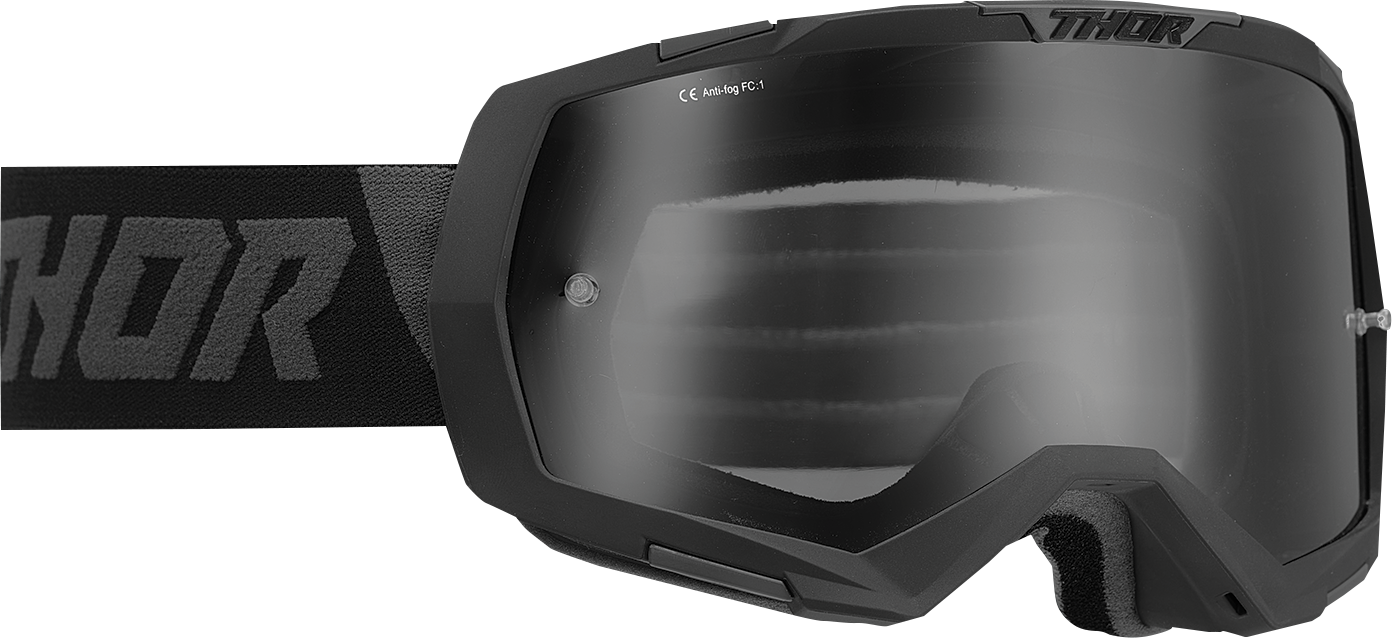 THOR Regiment Goggle - Black/Gray - Smoke Lens 2601-2797