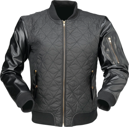 Z1R Women's Bomber Jacket - Black - Large 2822-1500