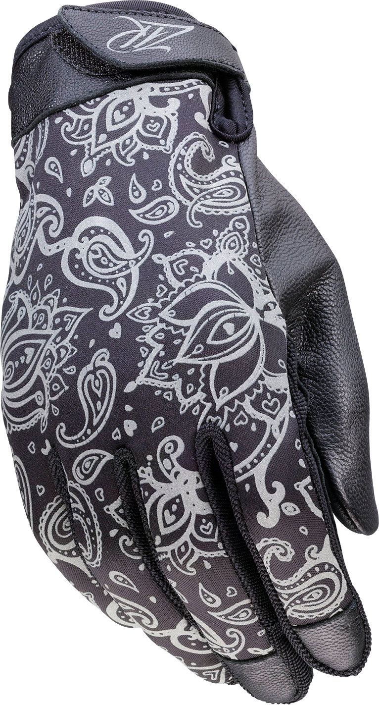 Z1R Women's Reflective Gloves - Black - Large 3302-0888