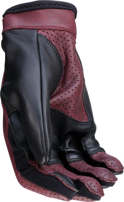 Z1R Women's Combiner Gloves - Black/Red - Medium 3302-0893