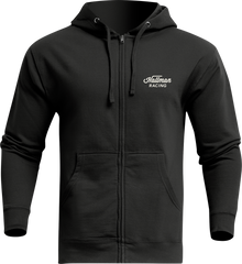 THOR Hallman Heritage Zip-Up Sweatshirt - Black - Small 3050-6332