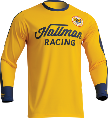 THOR Hallman Differ Roosted Jersey - Lemon/Navy - 2XL 2910-7125