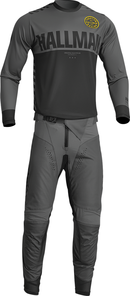 THOR Differ Slice Jersey - Charcoal/Black - Small 2910-7127