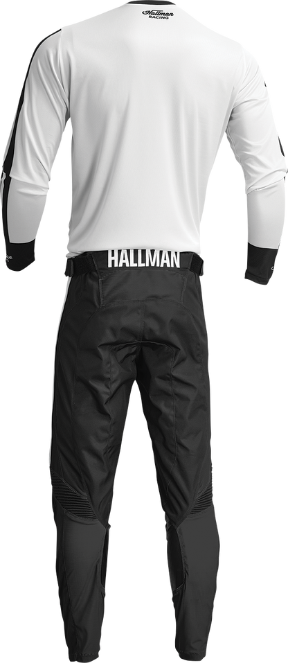 THOR Hallman Differ Roosted Jersey - White/Black - Small 2910-7115