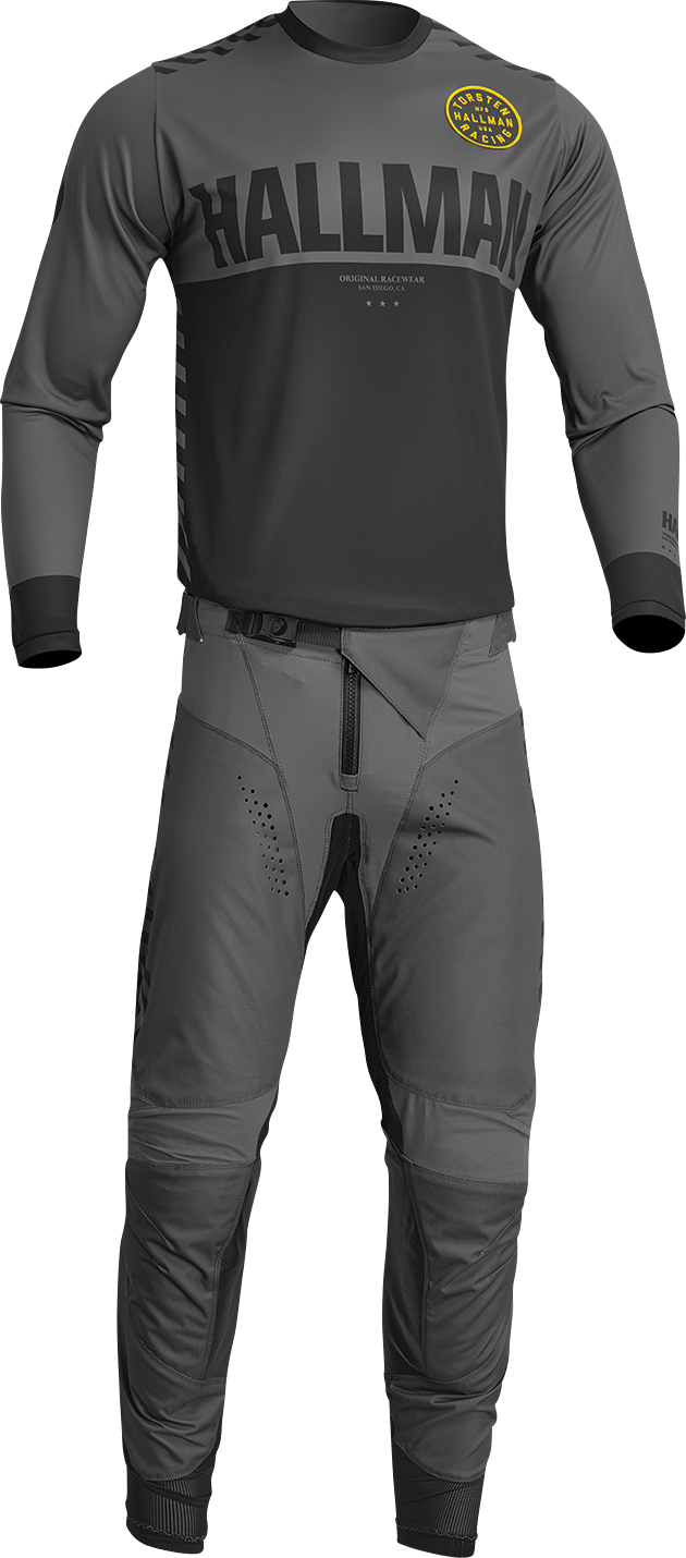 THOR Differ Slice Jersey - Charcoal/Black - 2XL 2910-7131