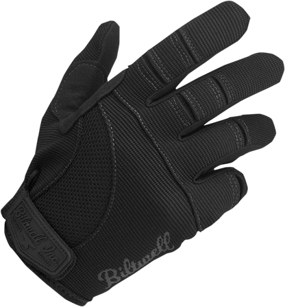 BILTWELL Moto Gloves - Black - Large 1501-0101-004