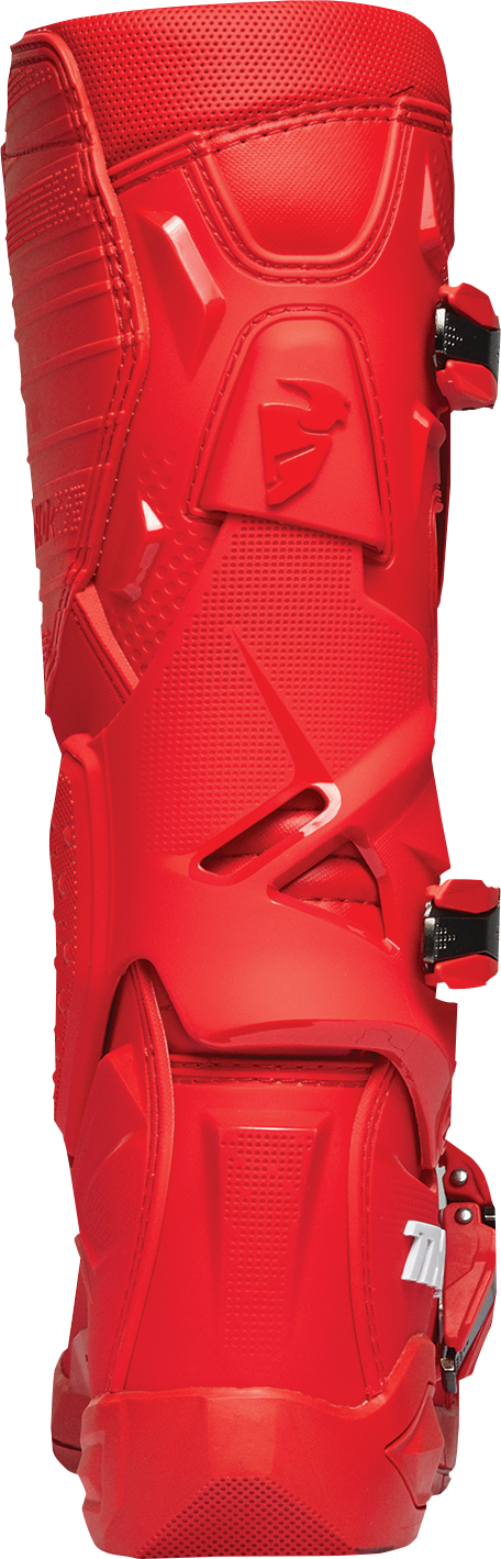 THOR Radial Boots - Red - Size 9 3410-2738