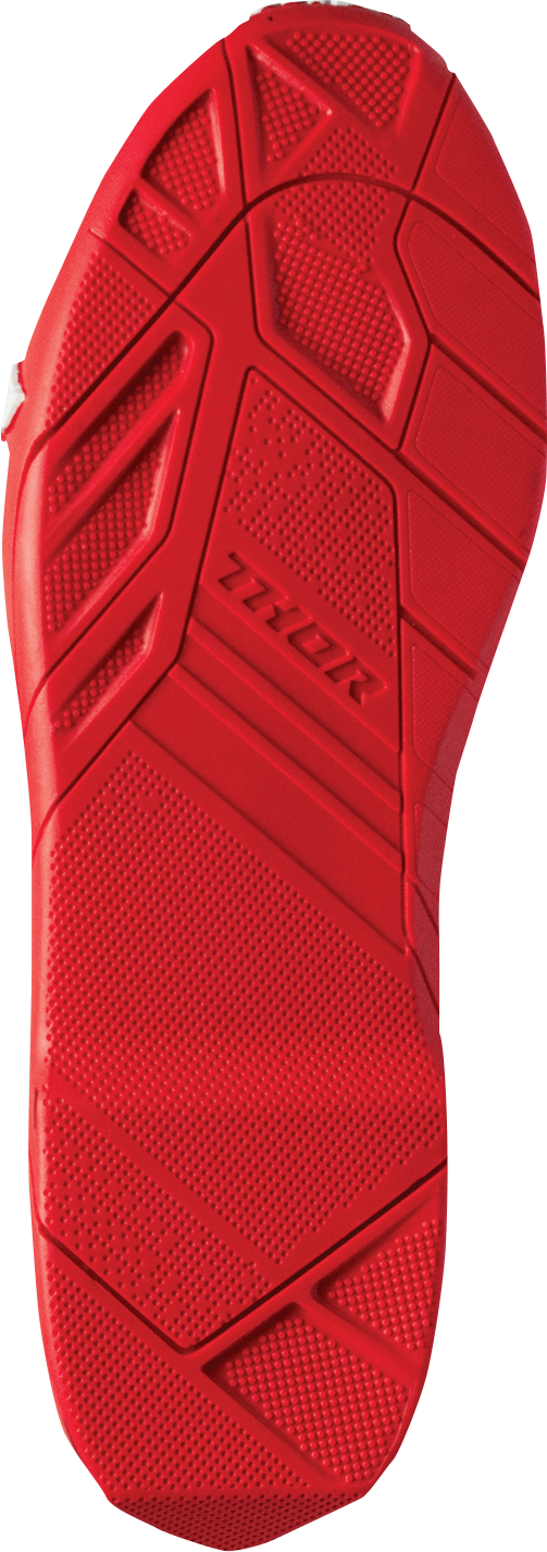 THOR Radial Boots - Red - Size 7 3410-2736