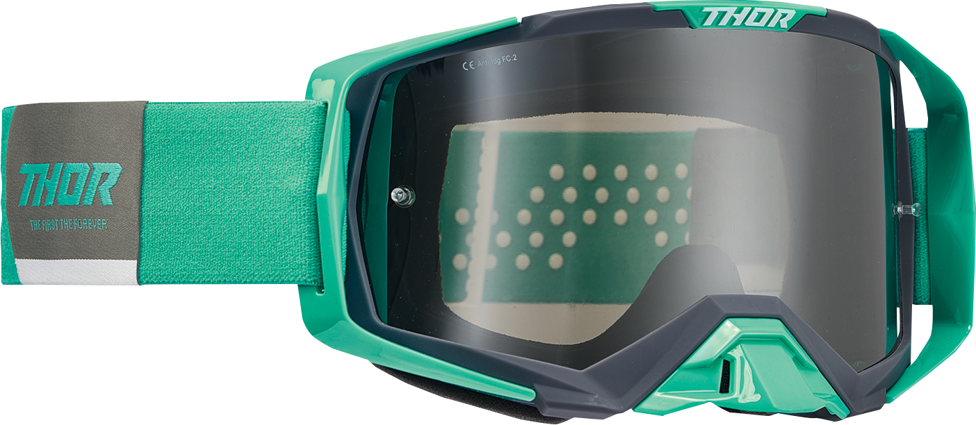 THOR Activate Goggle - Teal/Charcoal - Smoke Mirror Lens 2601-2796