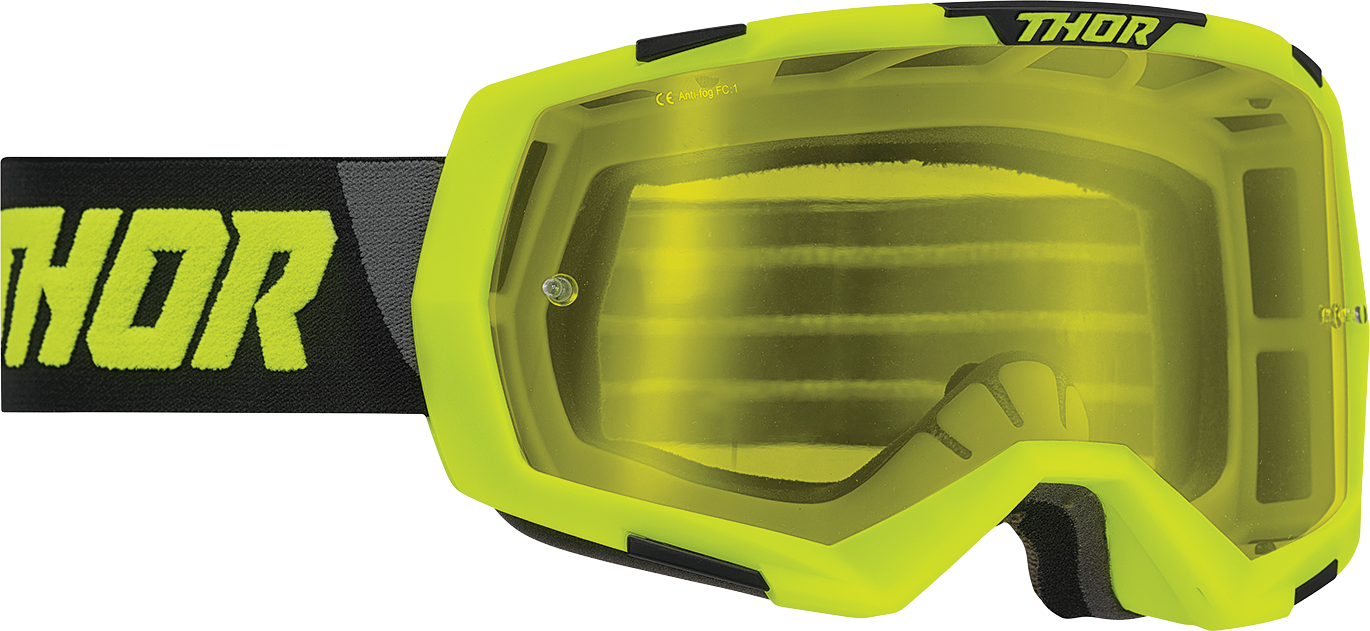 THOR Regiment Goggle - Acid/Black - Yellow Lens 2601-2798