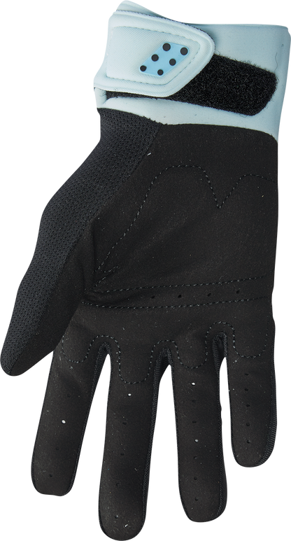 THOR Women's Spectrum Gloves - Black/Light Mint - Medium 3331-0235