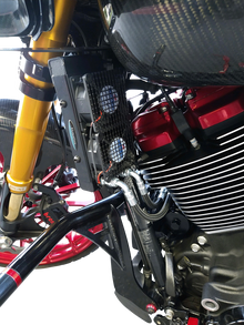 ULTRACOOL Side Mount Oil Cooler Kit - Gloss Black - Touring SMT-1GSS