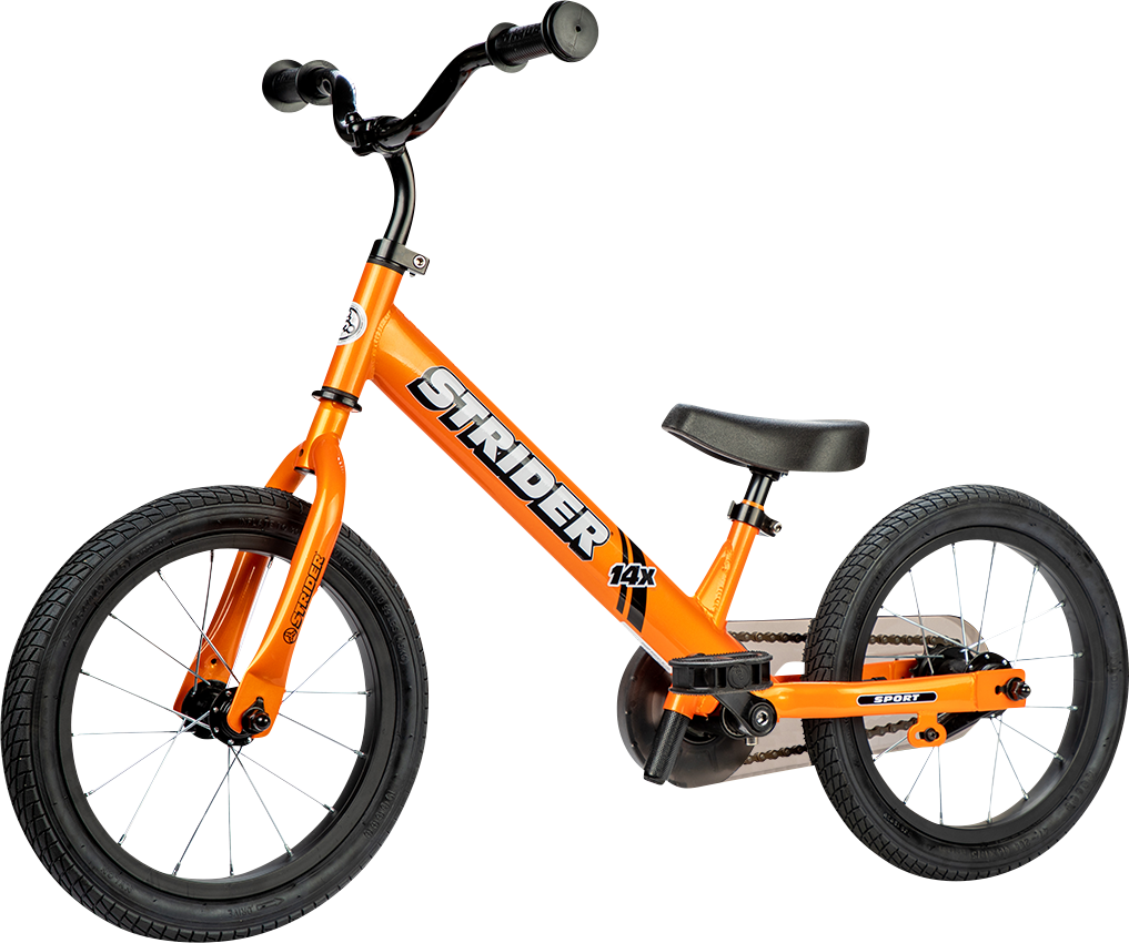 STRIDER 14x Convertible Bike - 14" - Tangerine SK-SB1-US-TG