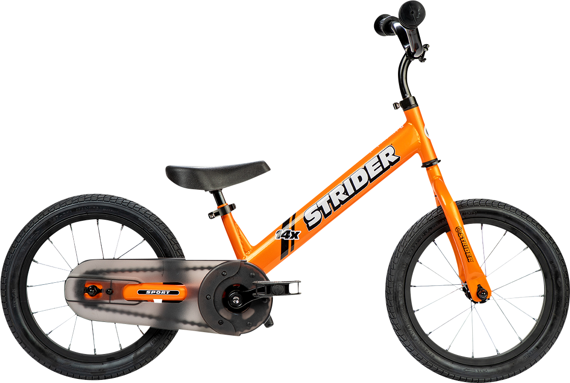 STRIDER 14x Convertible Bike - 14" - Tangerine SK-SB1-US-TG
