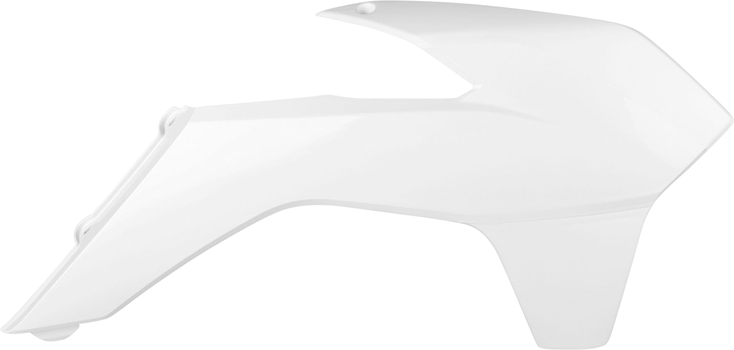 POLISPORT Radiator Cover - White - KTM 8417400002