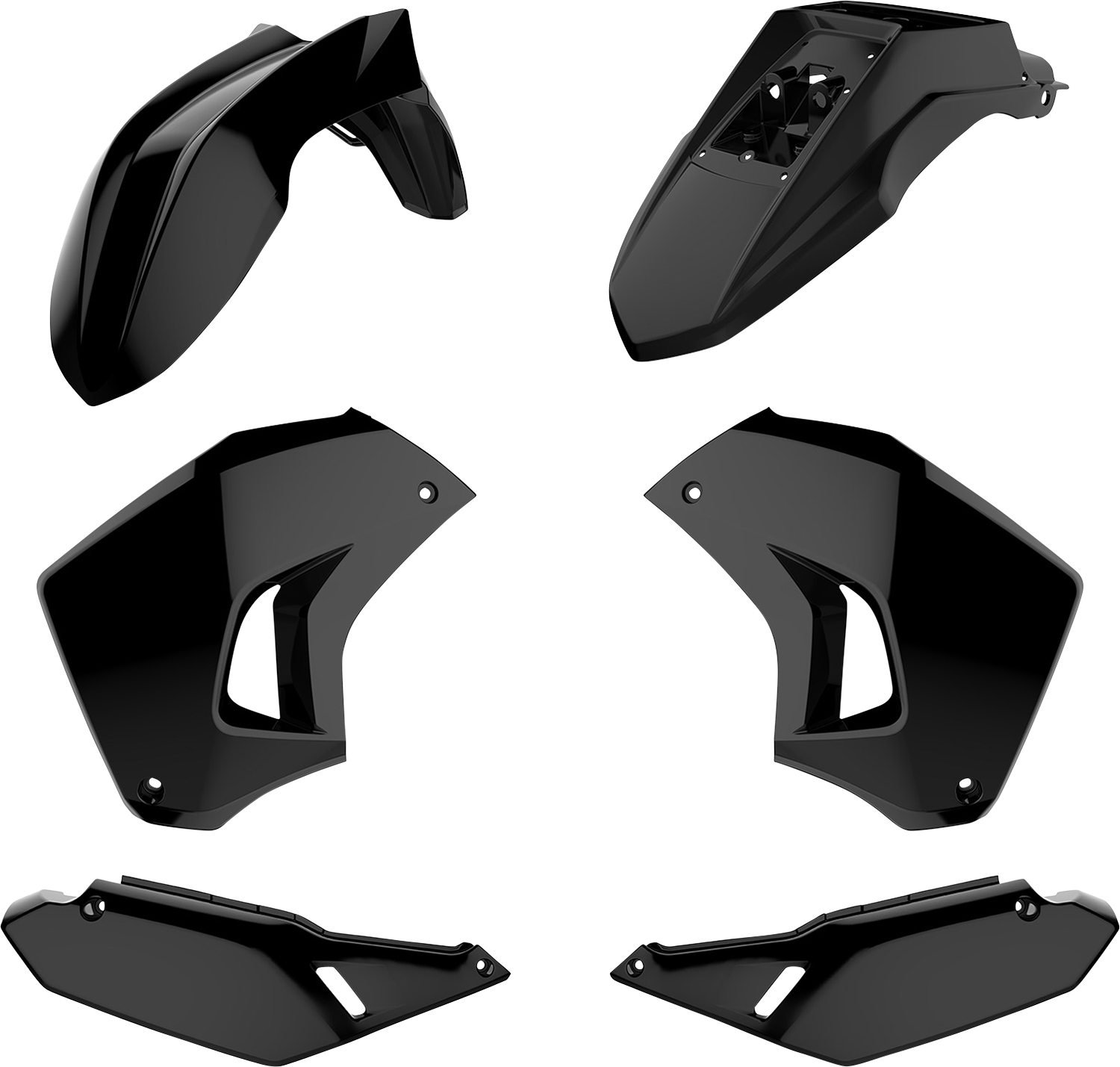 POLISPORT Body Kit - Trail - Black - KLR 650 90858