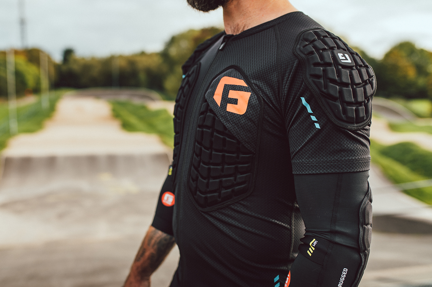 G-FORM MX360 Impact Shirt - Black - Large BP3602015