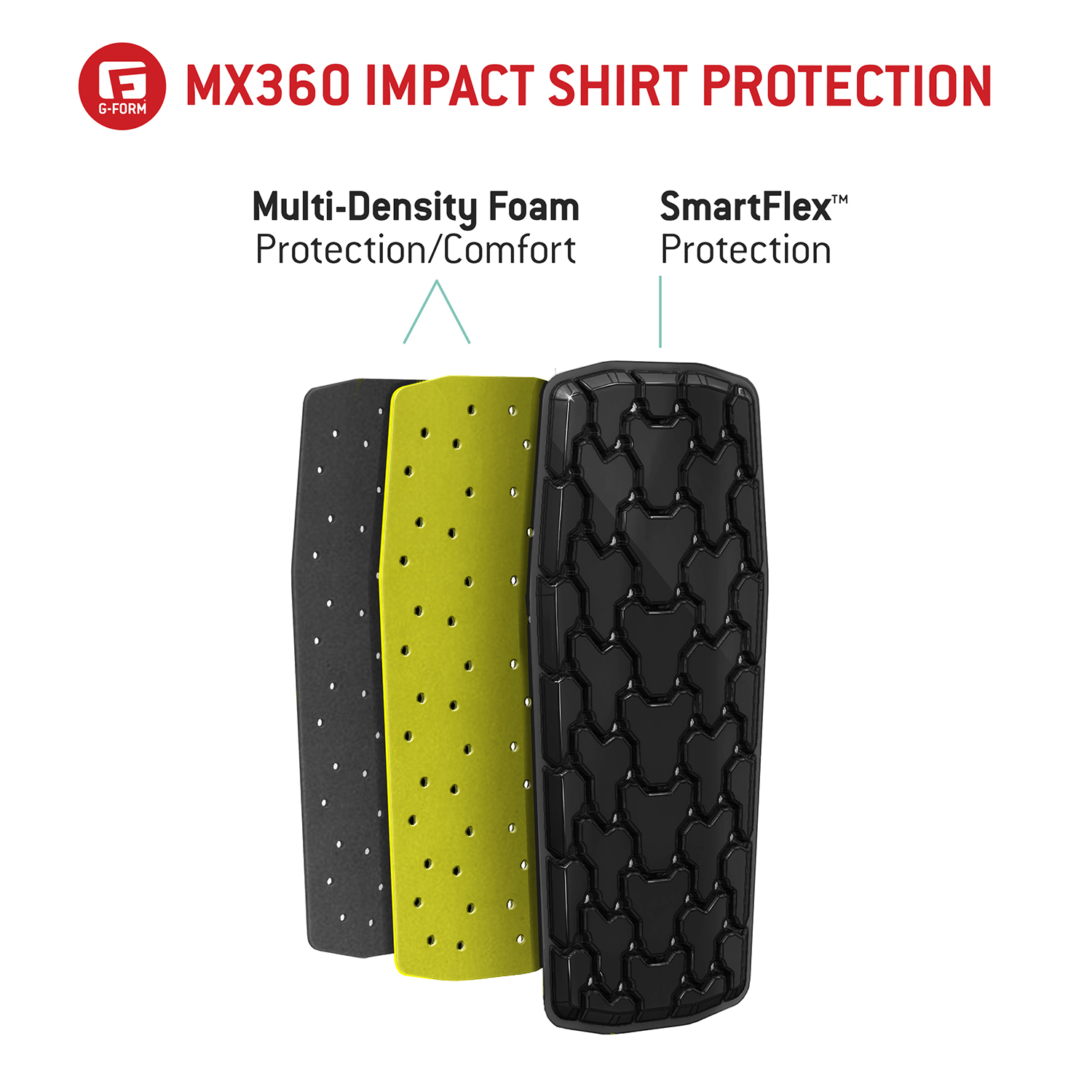 G-FORM MX360 Impact Shirt - Black - XL BP3602016