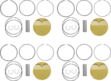 JE PISTONS Piston Kit - 84.00 mm - 13.5:1 CR - Suzuki GSX1300R '99-'07 379438