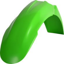 POLISPORT Front Fender - OEM Green - Kawasaki - KX '03-'08 8561000010