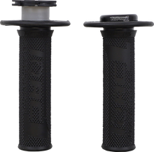 TORC1 Defy Lock-On Grips - Diamond - KEV-TEC Ballistic Rubber - Black 4650-0202