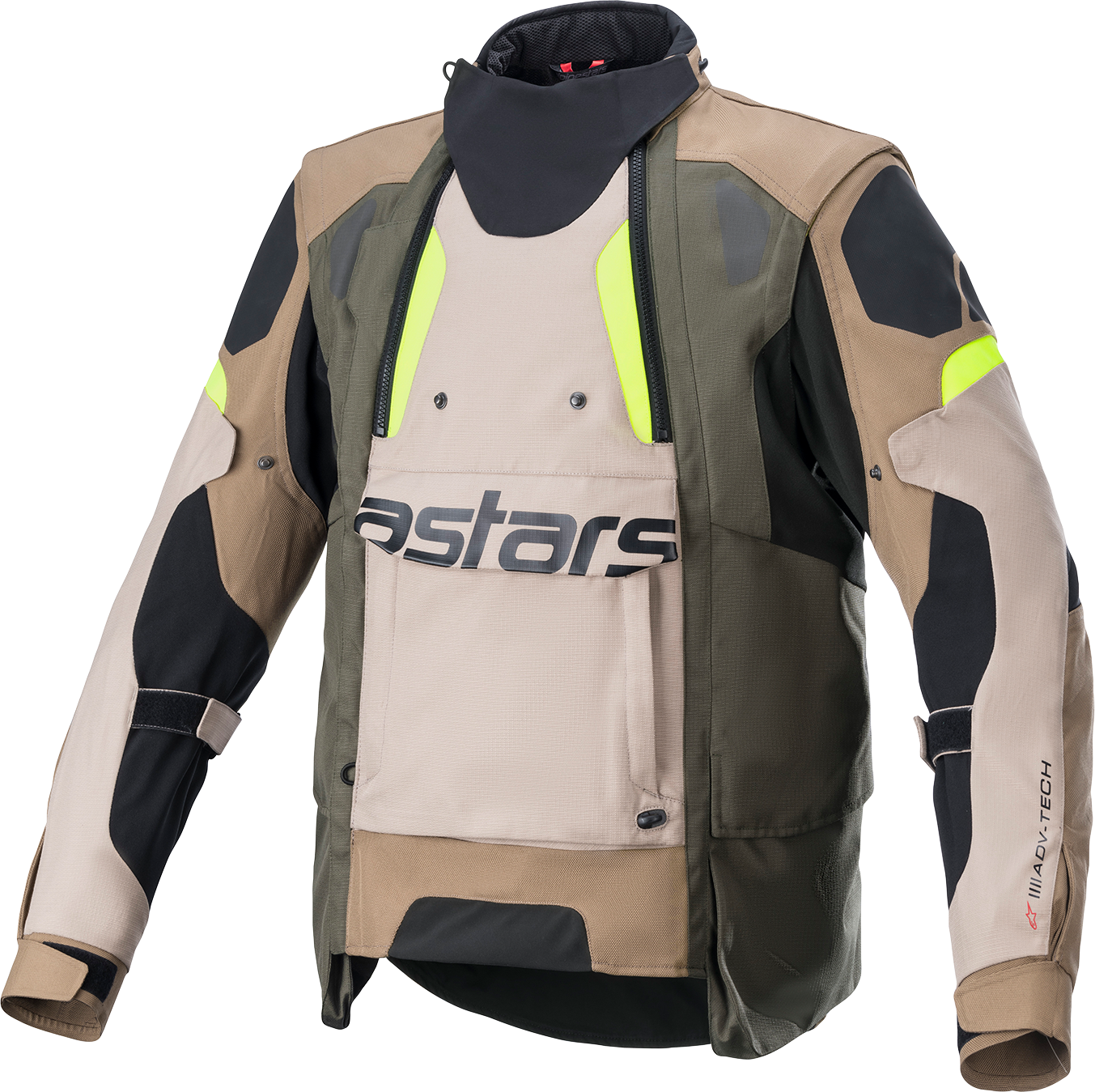 ALPINESTARS Halo Drystar® Jacket - Black/Sand/Yellow - Medium 3204822-865-M