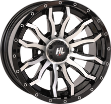 HIGH LIFTER Wheel - HL21 - Front/Rear - Gloss Black w/Machined - 24x7 - 4/137 - 4+3 (+10 mm) 24HL21-1137