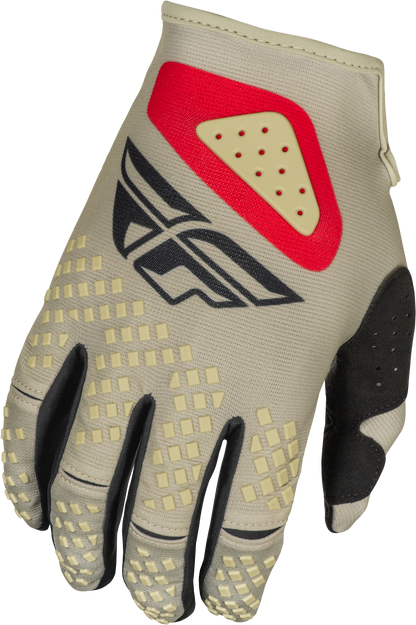 Kinetic Sym Gloves Light Grey/Red/Black Xl