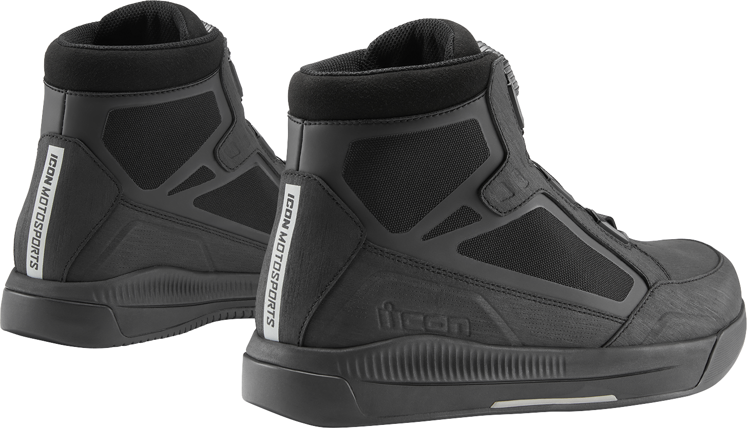 ICON Patrol 3™ Waterproof Boots - Black - Size 8.5 3403-1282