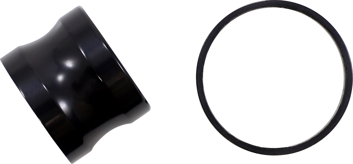 COVINGTONS Axle Spacers - Smooth - Black - with ABS - Pair C0008-B