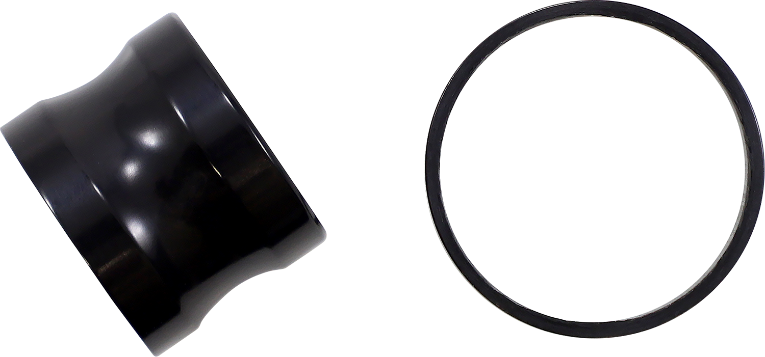 COVINGTONS Axle Spacers - Smooth - Black - with ABS - Pair C0008-B