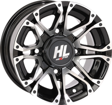 HIGH LIFTER Wheel - HL3 - Front/Rear - Gloss Black w/Machined - 12x7 - 4/156 - 4+3 (+5 mm) 12HL03-1156