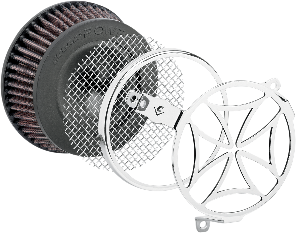 COBRA Air Cleaner Kit - Chrome 606-0102-02-SB