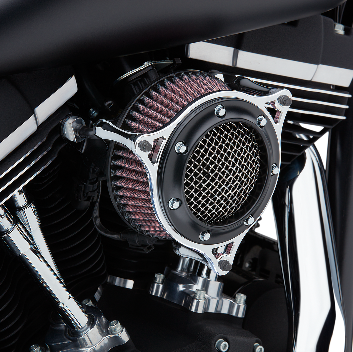 COBRA RPT Air Intake Kit - Black/Chrome 606-0103-05BCSB