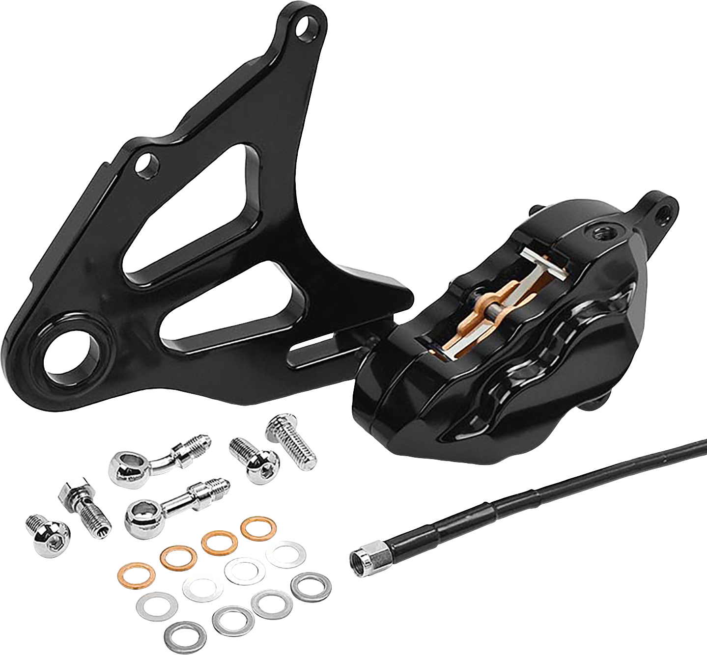 HAWG HALTERS Rear Caliper - Black RKSTAB518